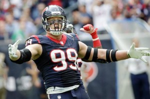 J.J. Watt faz chover novamente e marca mais um touchdown com o ataque dos Texans