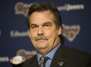 Jeff Fisher manda jogadores que escolhidos com a troca por RG3 para a jogada de moeda