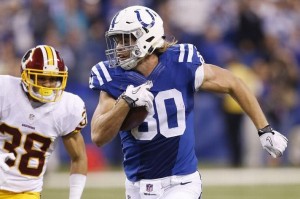 fantasy review Coby Fleener x redskins