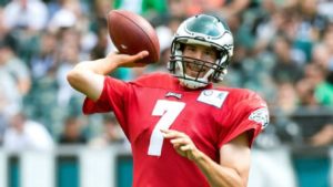 Sam Bradford lançou 3.725 jardas e 19 touchdowns na última temporada, sua primeira nos Eagles e com o treinador Chip Kelly. AP Photo/Chris Szagola